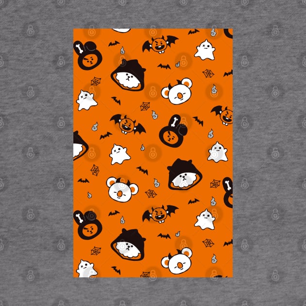 BT21 Halloween Pattern by ZeroKara